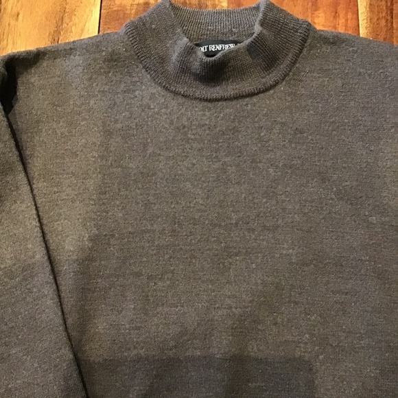 Holt Renfrew Mock Neck Wool Blend Sweater - Picture 2 of 4